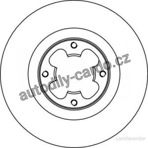 Brzdový kotouč TRW DF4016 – SUBARU JUSTY Brzdový kotouč TRW DF4016 – SUBARU JUSTY