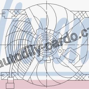 Ventilátor chladiče NISSENS 85170