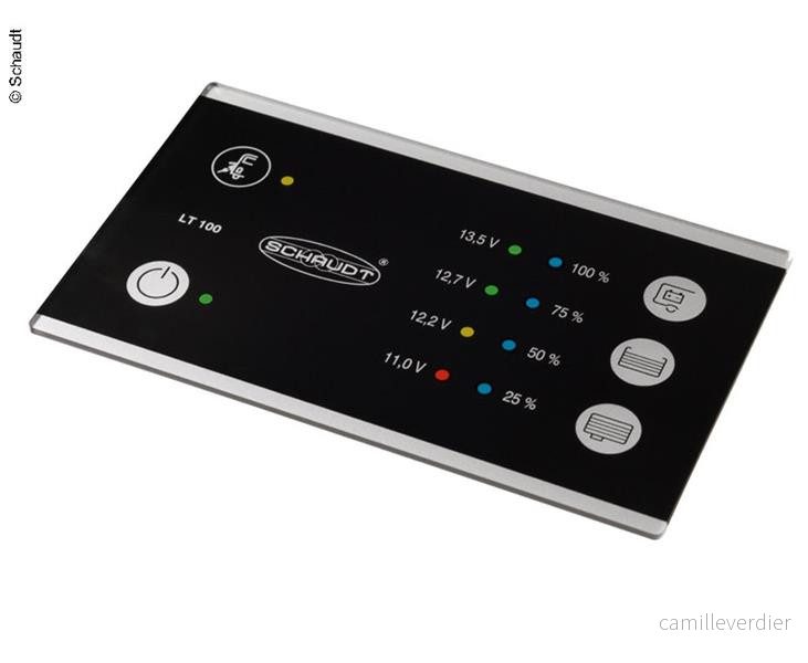 Panel ovládací Schaudt / Lippert LT 100 pro Elektroblock CSV 409 (černý) 303274
