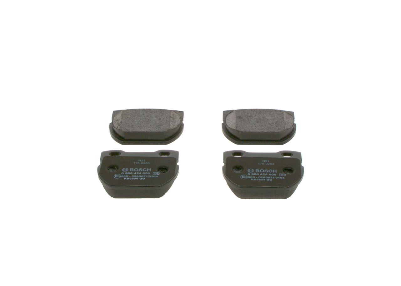BO 0986424606 Sada brzdových destiček BOSCH