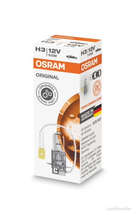 Autožárovka OSRAM Original Line H3 55W 12V PK22s
