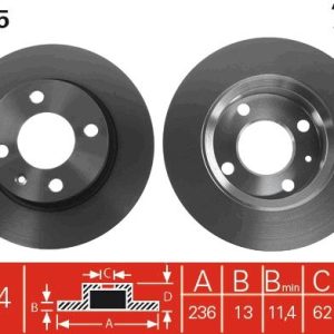 TR DF2765 Brzdový kotouč TRW – lakovaný TR DF2765 Brzdový kotouč TRW – lakovaný