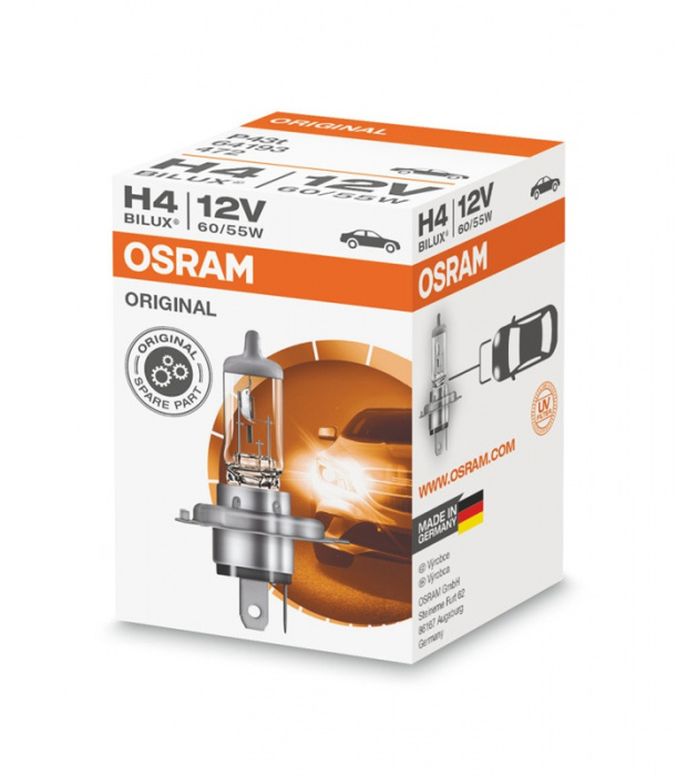Autožárovka OSRAM Original Line H4 60/55W 12V P43t