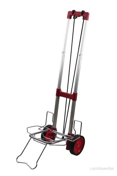 Vozík přepravní skládací Transport Trolley Jack 35 nosnost 35 kg s upínacím popruhem pro plynové láhve, kanystry a kempingové vybavení 305339