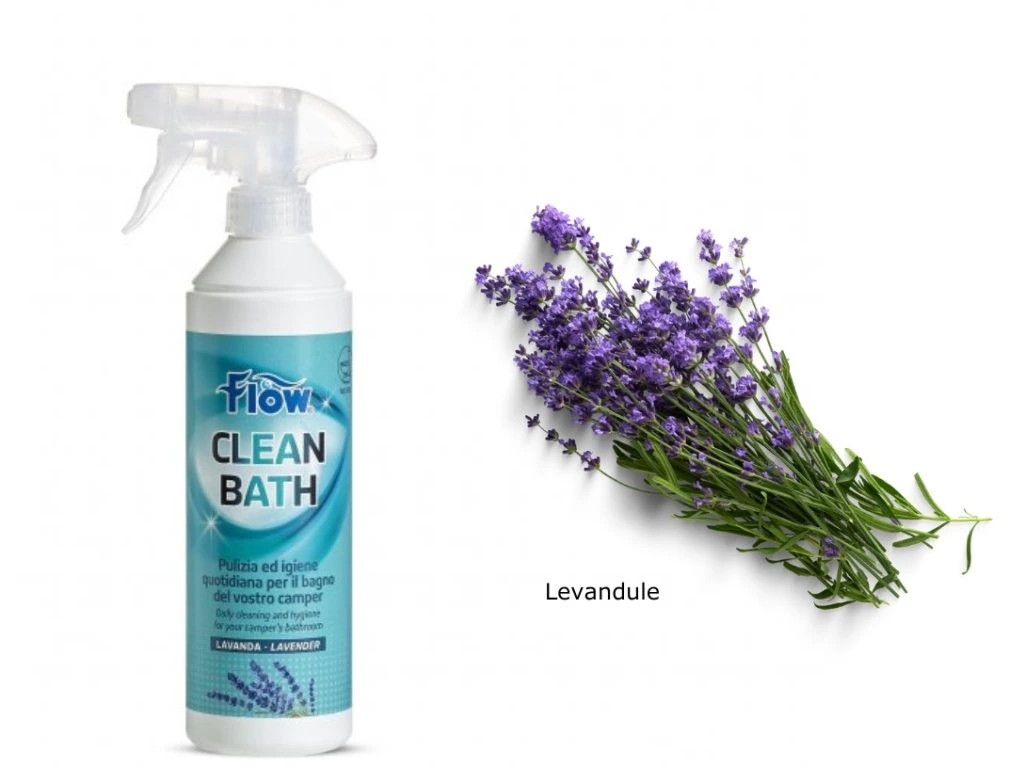 Flow Clean Bath čistící a dezinfekční prostředek levandule 500ml 320334
