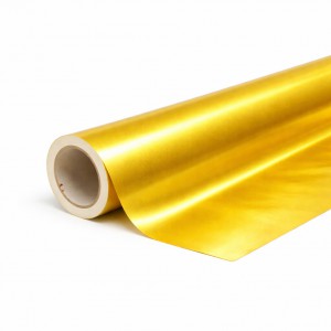 Metalická žlutá polepová fólie 152x700cm - interiér/exteriér LMF03-070