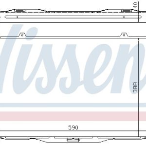 Chladič motoru NISSENS 65536A Chladič motoru NISSENS 65536A