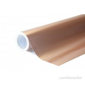 Vzorek - Metalická perlová růžovozlatá polepová fólie 10x20cm - interiér/exteriér DM-017A-vz