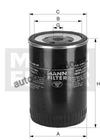 Palivový filtr MANN MF WDK940/8 Palivový filtr MANN MF WDK940/8