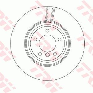 TR DF4775S Brzdový kotouč TRW – lakovaný
