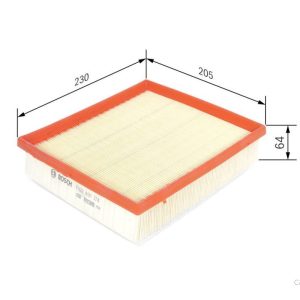 BO F026400374 Vzduchový filtr BOSCH BO F026400374 Vzduchový filtr BOSCH