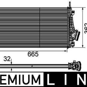 MH CI 191 000P chladič vzduchu – intercooler MAHLE 722079 MH CI 191 000P chladič vzduchu – intercooler MAHLE 722079