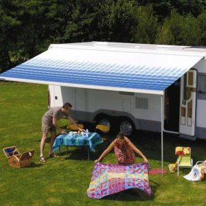 Nástěnná kazetová markýza Thule Omnistor 8000 (stříbrná, mystic grey, výsuv 275 cm) 314639