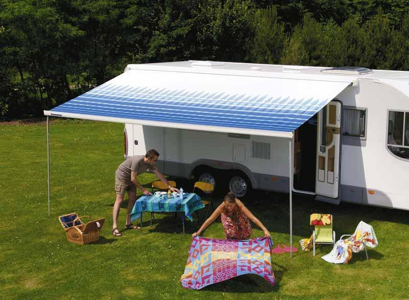Nástěnná kazetová markýza Thule Omnistor 8000 (stříbrná, mystic grey, výsuv 275 cm) 314639