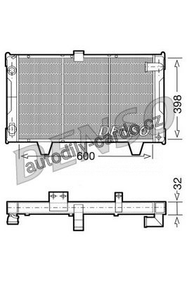 Chladič motoru DENSO (DE DRM21061) Chladič motoru DENSO (DE DRM21061)